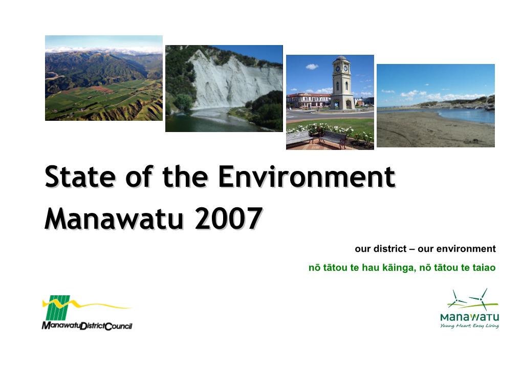 State of Environment Manawatu 2007
