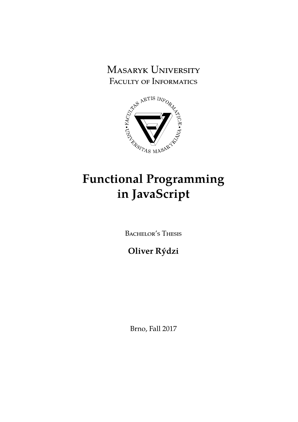 Functional Programming in Javascript