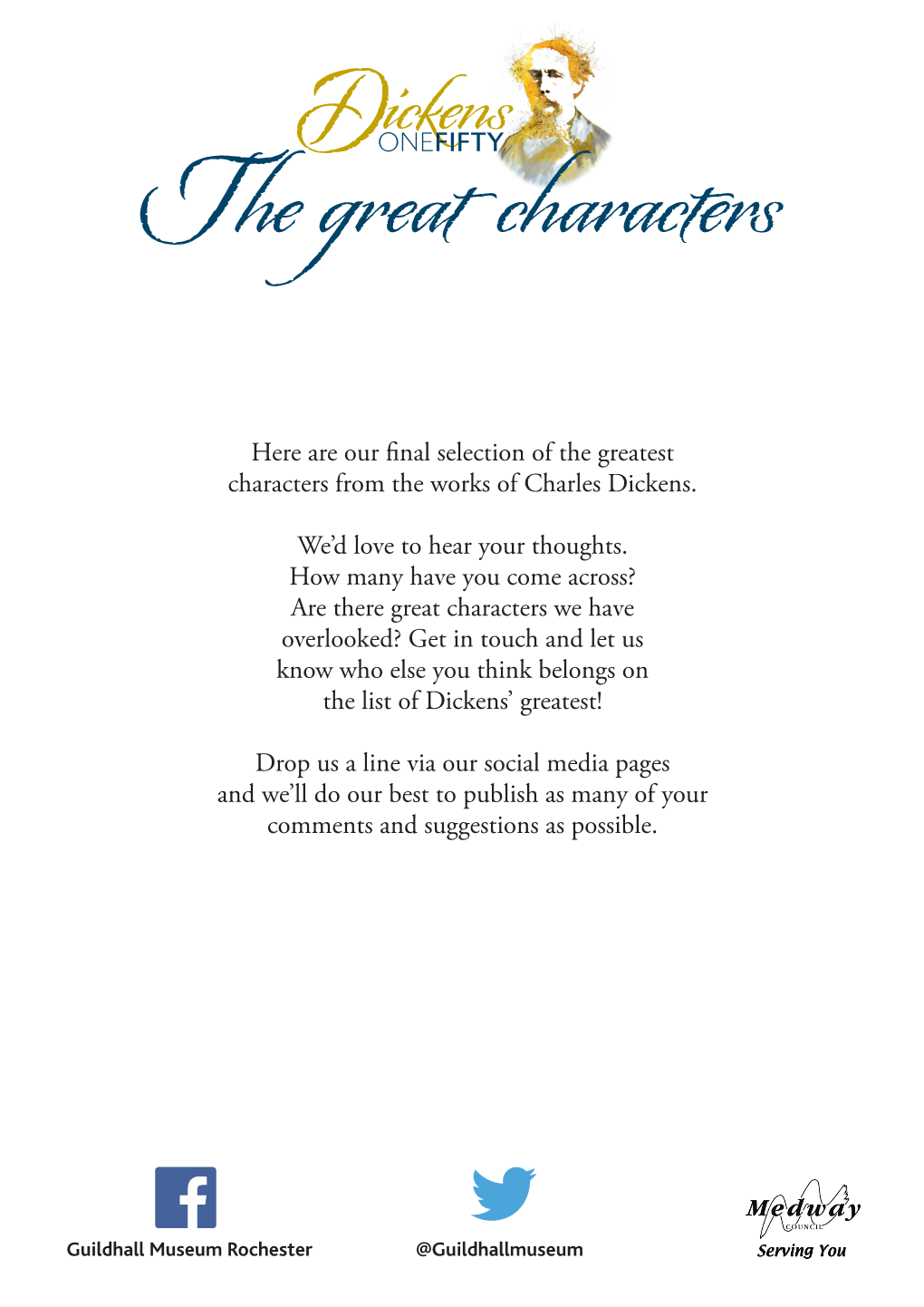 Here Are Our Final Selection of the Greatest Characters from the Works of Charles Dickens. We'd Love to Hear Your Thoughts. Ho