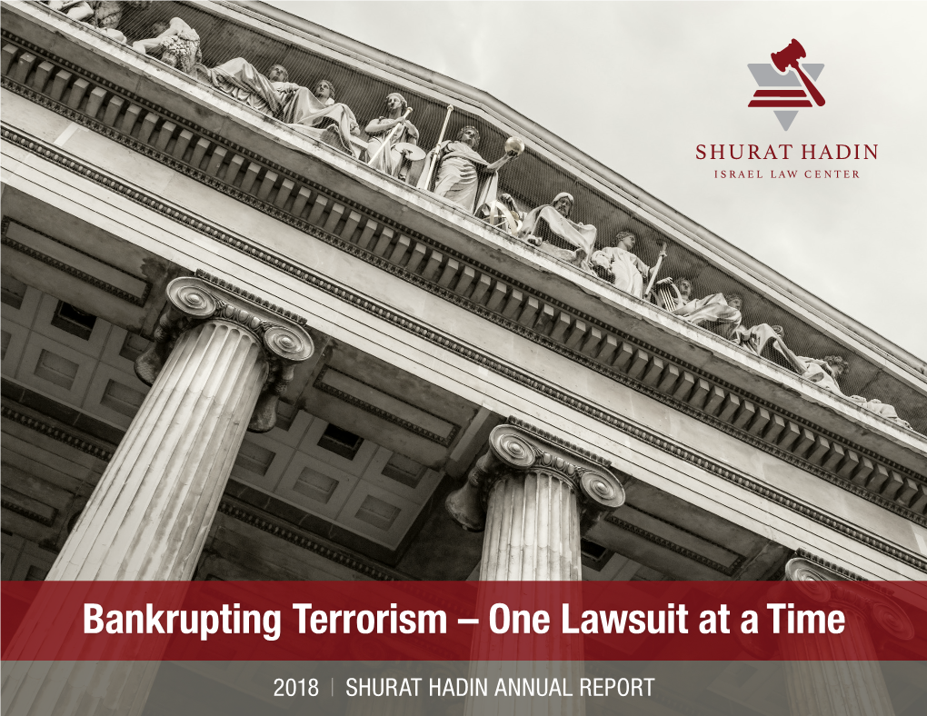 Bankrupting Terrorism – One Lawsuit at a Time