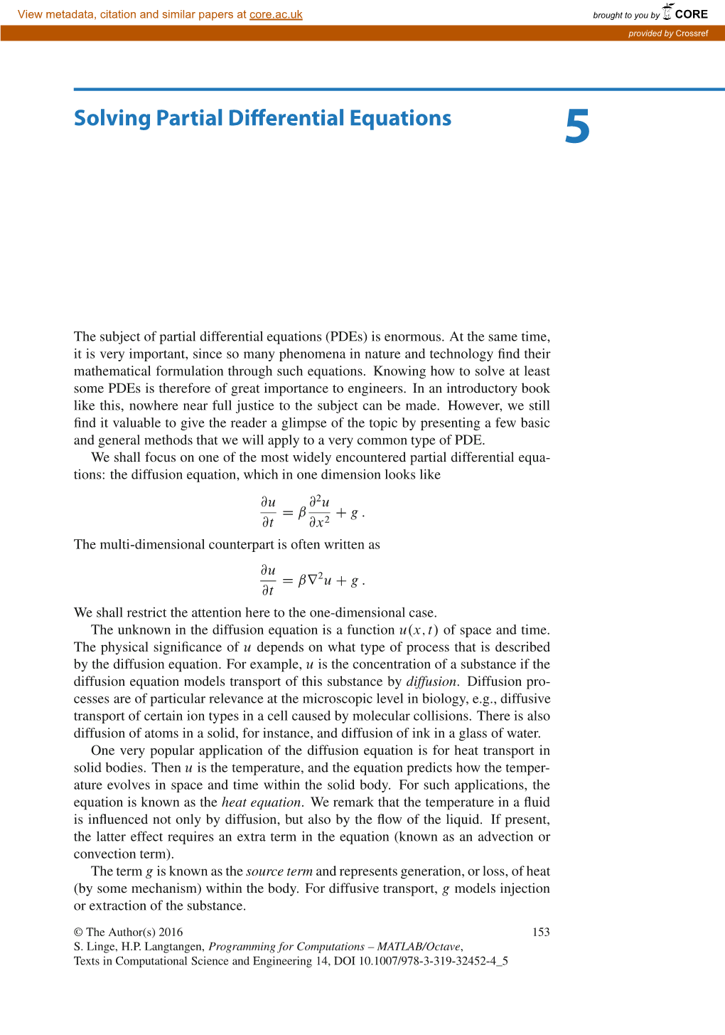 Solving Partial Differential Equations 5