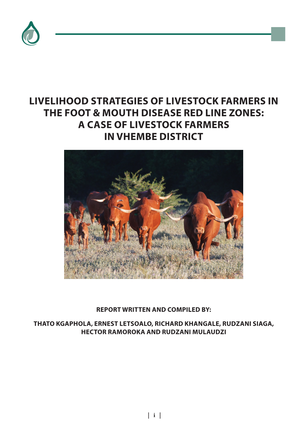 Livelihood Strategies of Livestock Farmers in the Foot & Mouth Disease