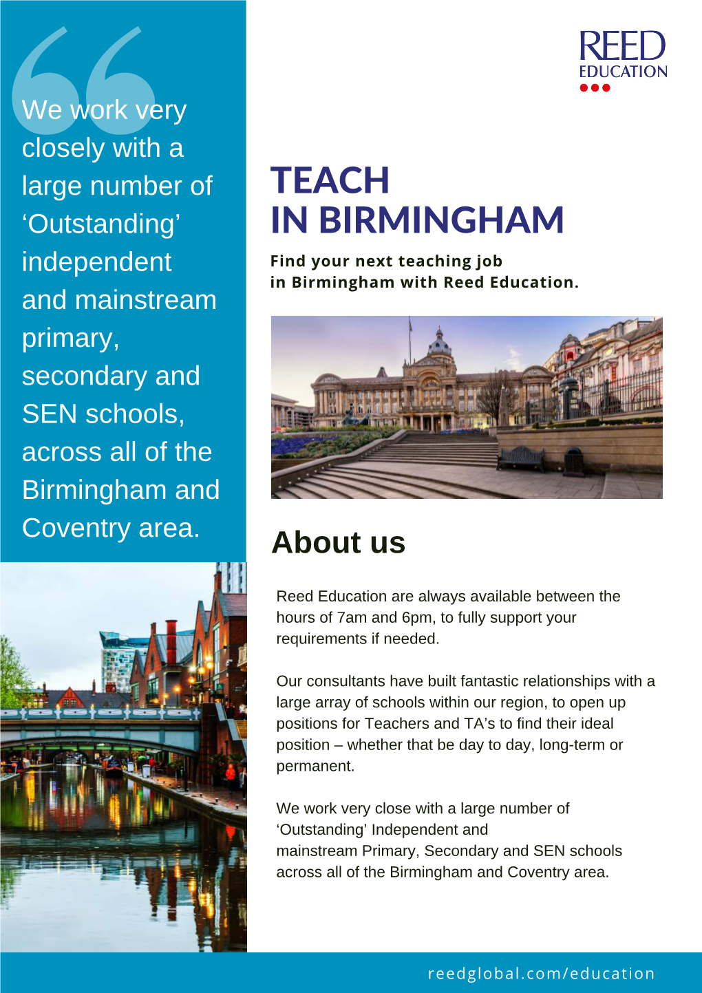 Teach in Birmingham