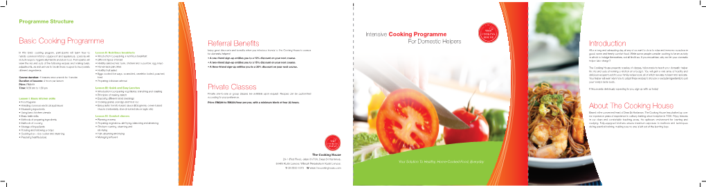 Cooking Programme