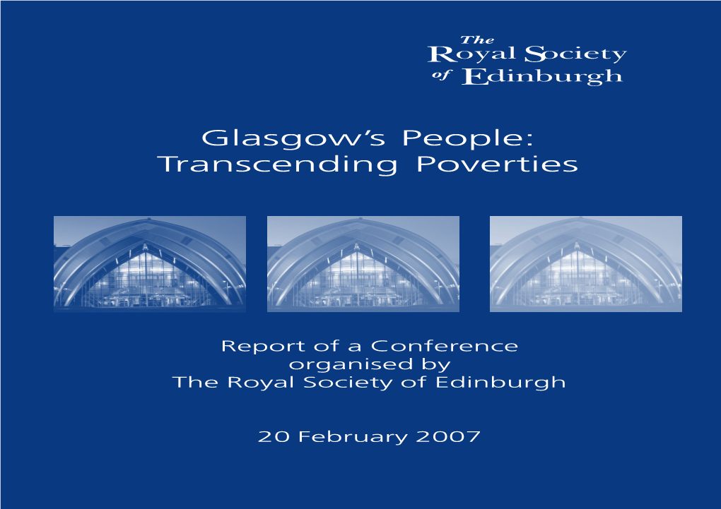 Glasgow's People: Transcending Poverties