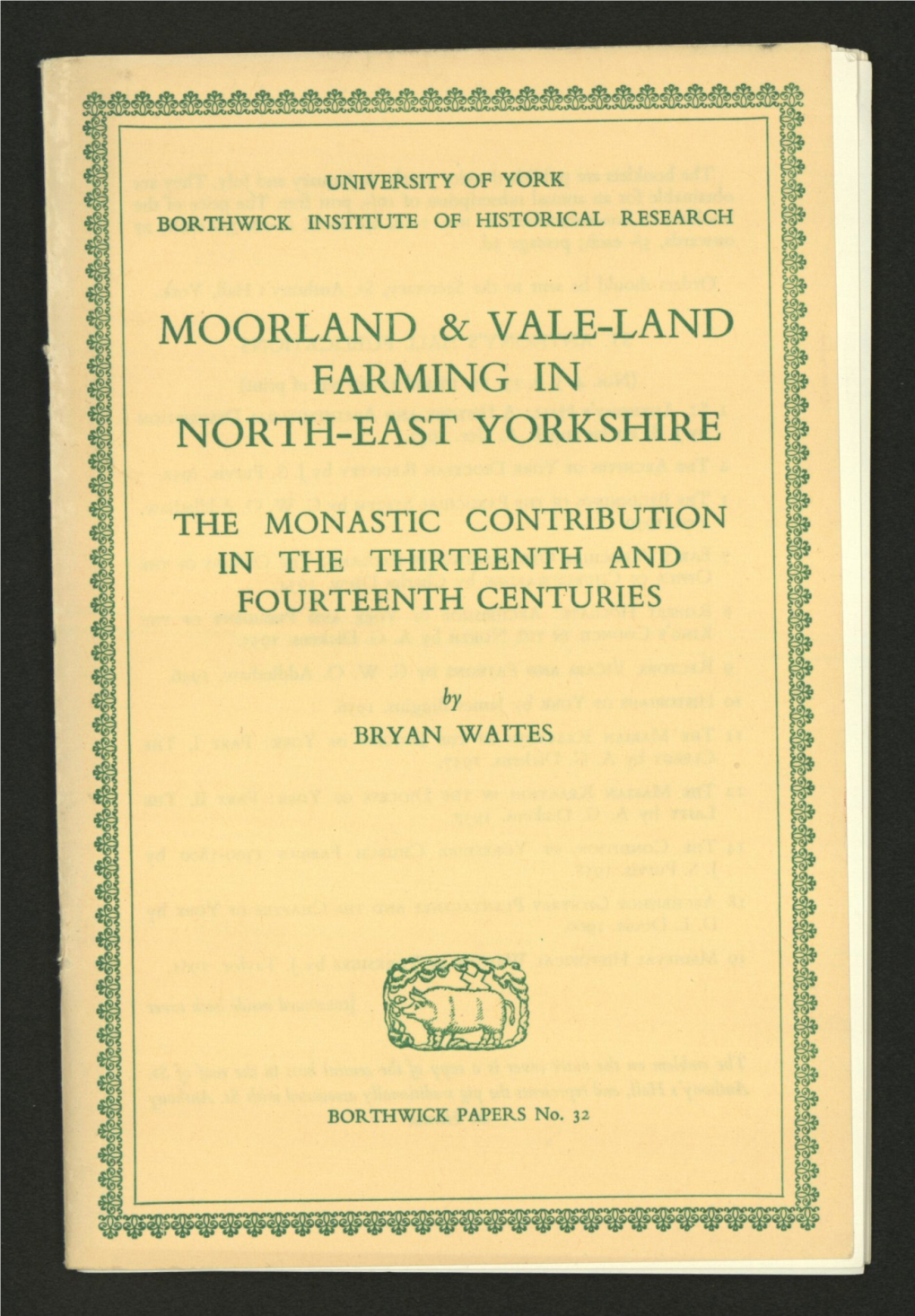 Moorland & Vale-Land Farming in North-East