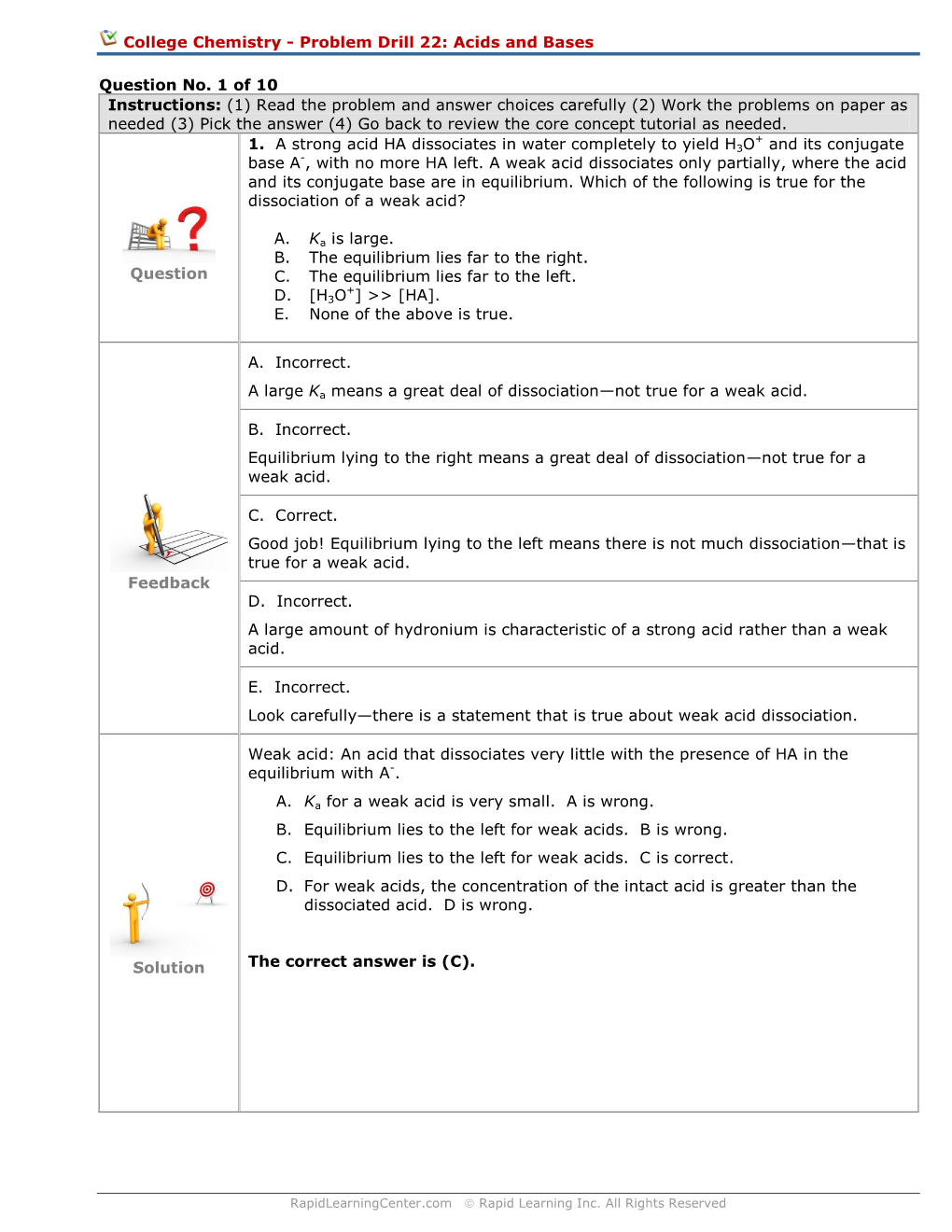 Problem Solving Drill