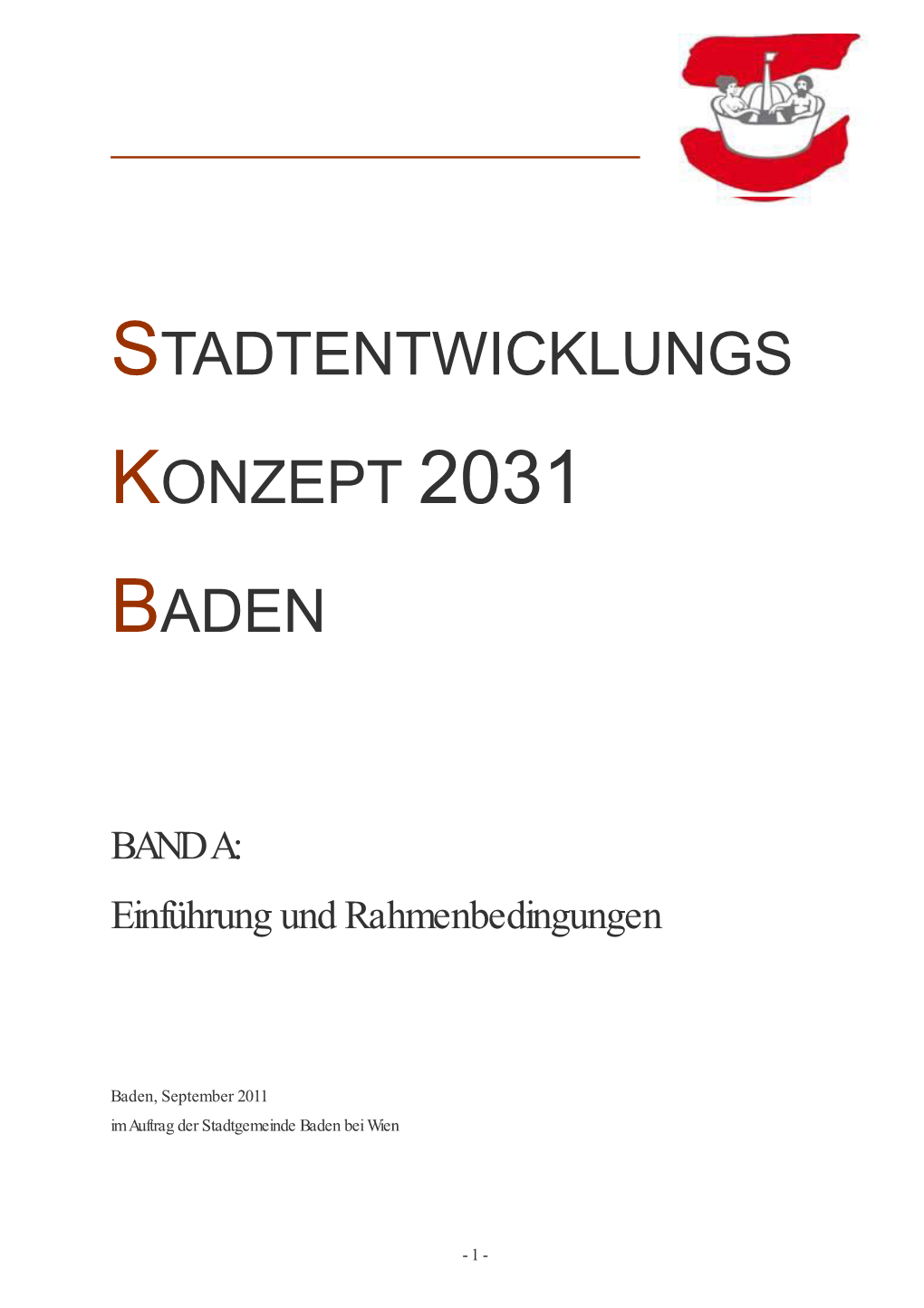 Stadtentwicklungs Konzept 2031 Baden