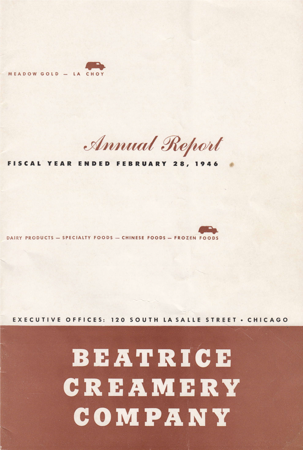 1946 Beatrice Creamery Company Annual