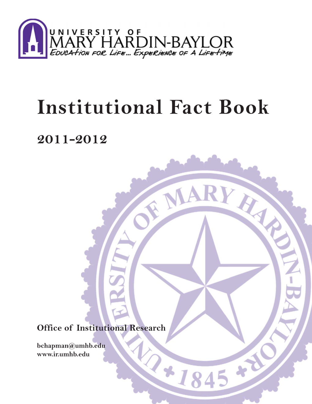 Institutional Fact Book 2011-2012