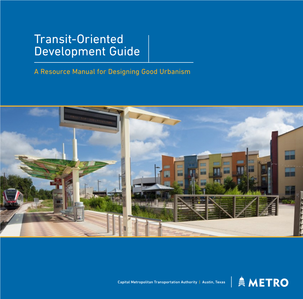 Transit-Oriented Development Guide