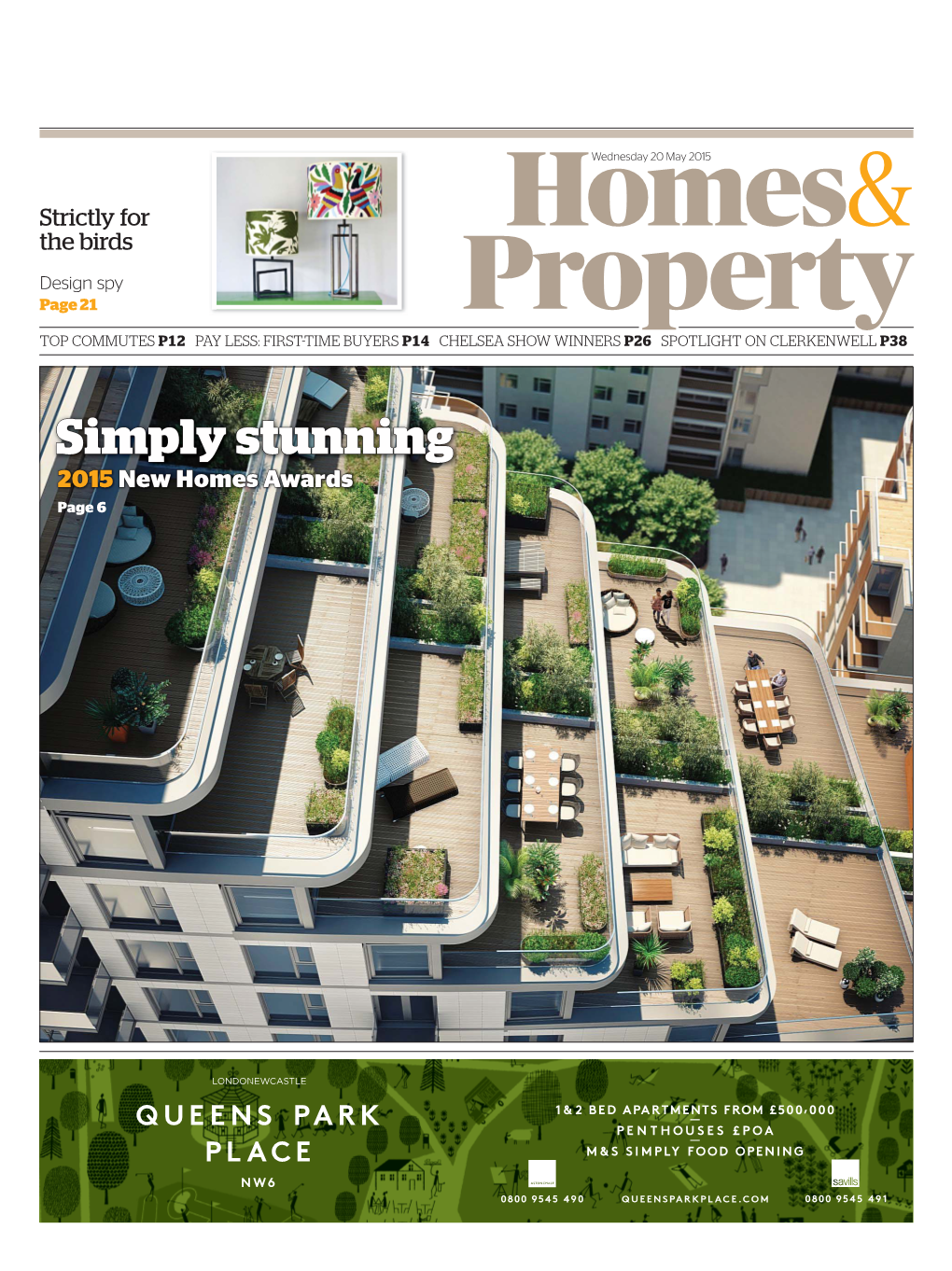 Simply Stunning 2015 New Homes Awards Page 6 4 WEDNESDAY 20 MAY 2015 EVENING STANDARD