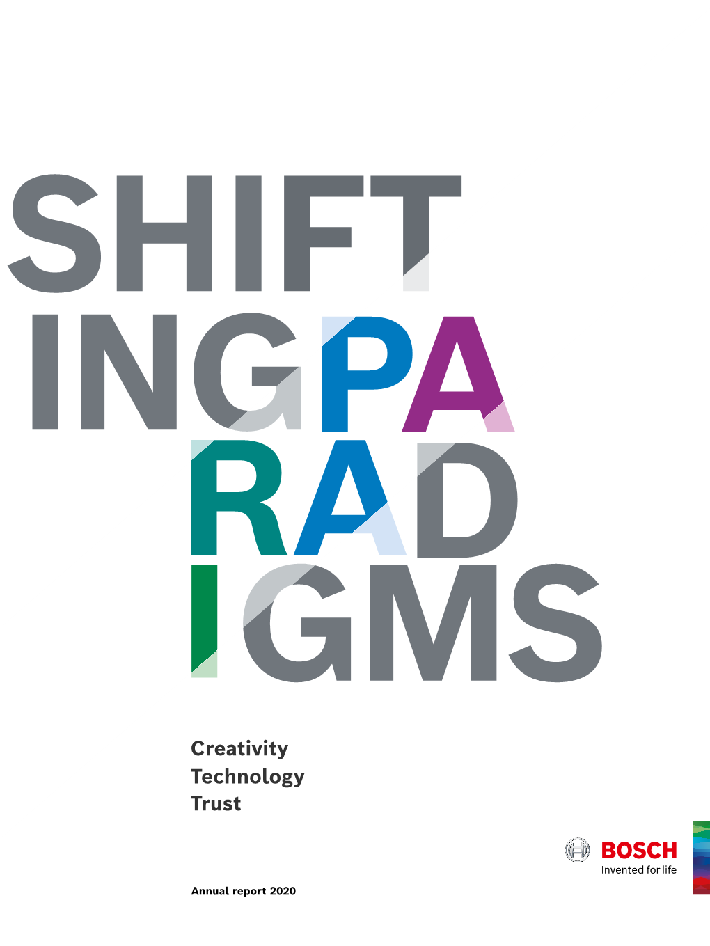 Bosch Annual Report 2020 | Shifting Paradigms