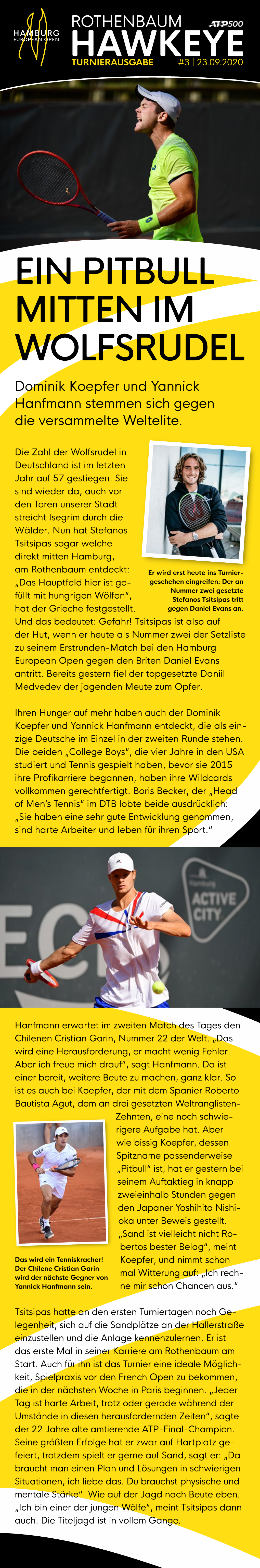 Rothenbaum Hawkeye Turnierausgabe #3 | 23.09.2020