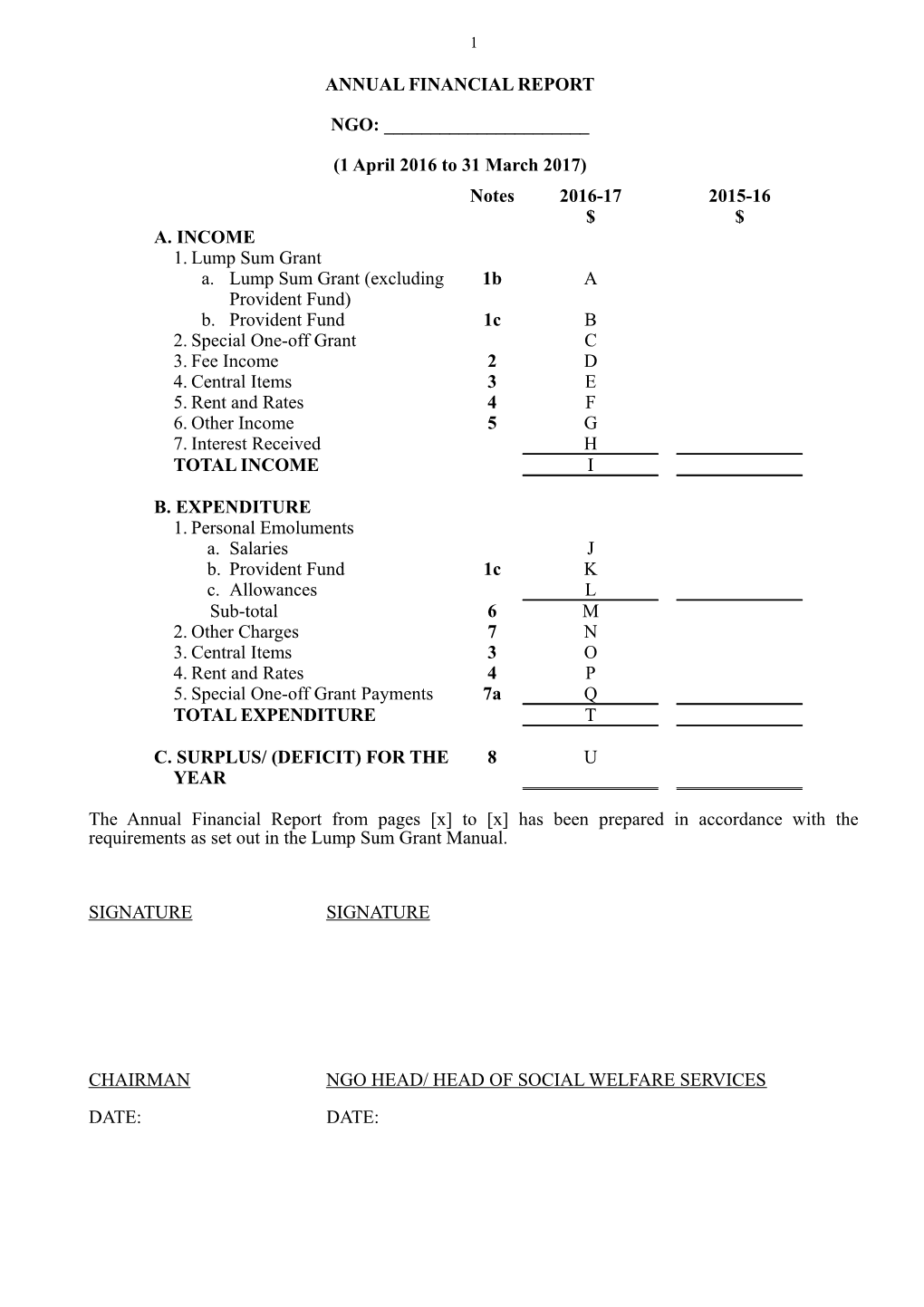 Annual Financial Report