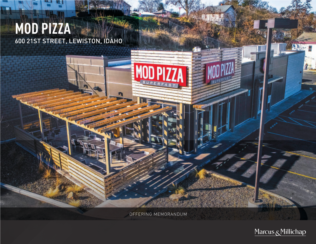 Mod Pizza 600 21St Street, Lewiston, Idaho