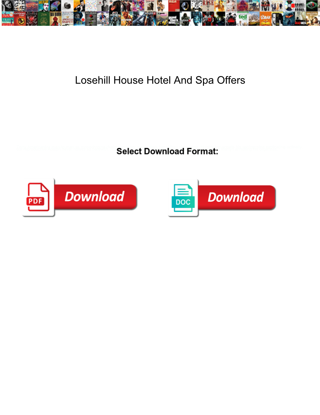 Losehill House Hotel and Spa Offers