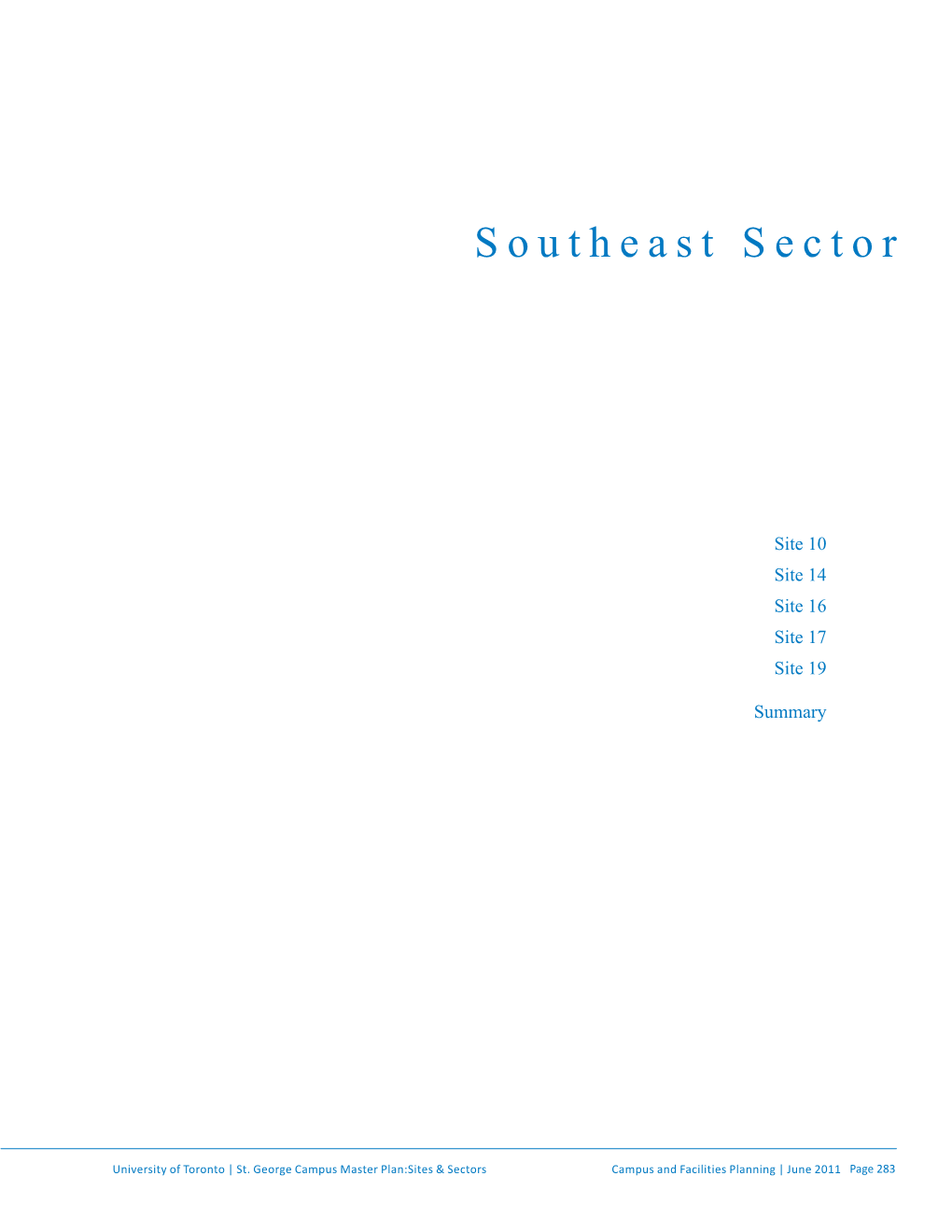 Southeast Sector
