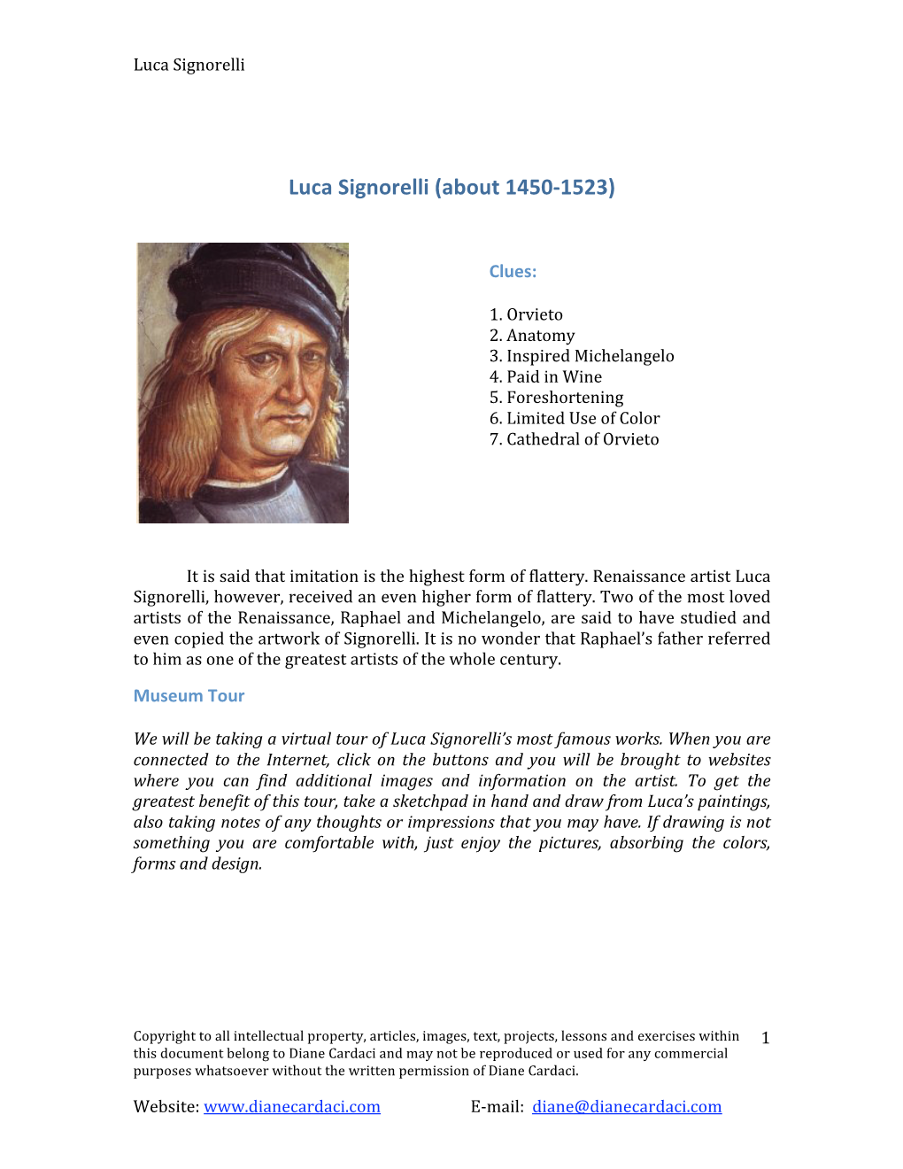 Luca Signorelli (About 1450‐1523)