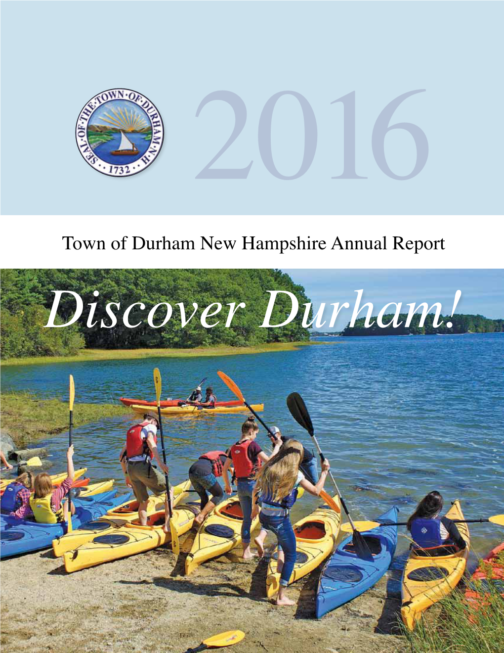 2016 Town of Durham Annual Report