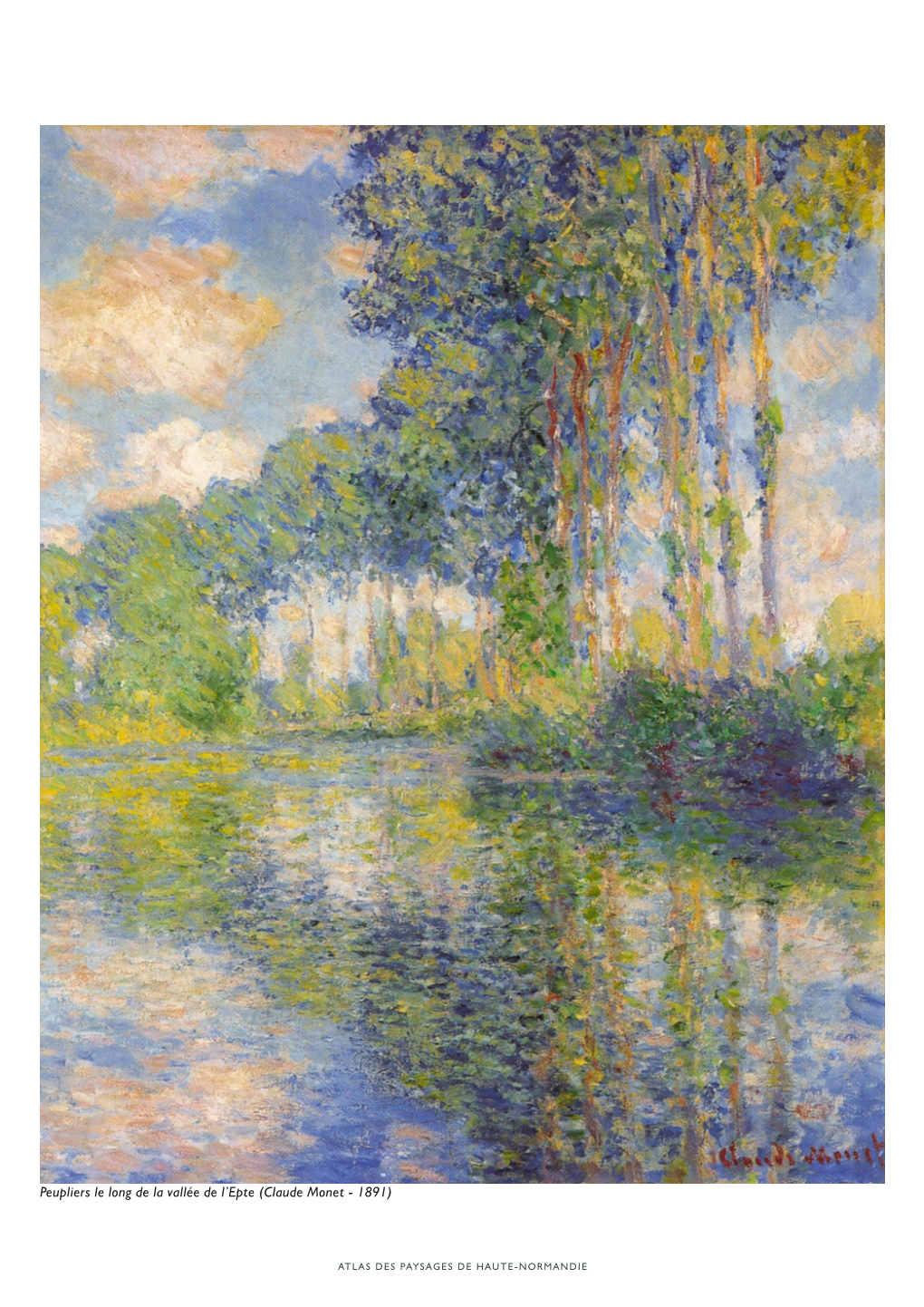 Peupliers Le Long De La Vallée De L'epte (Claude Monet