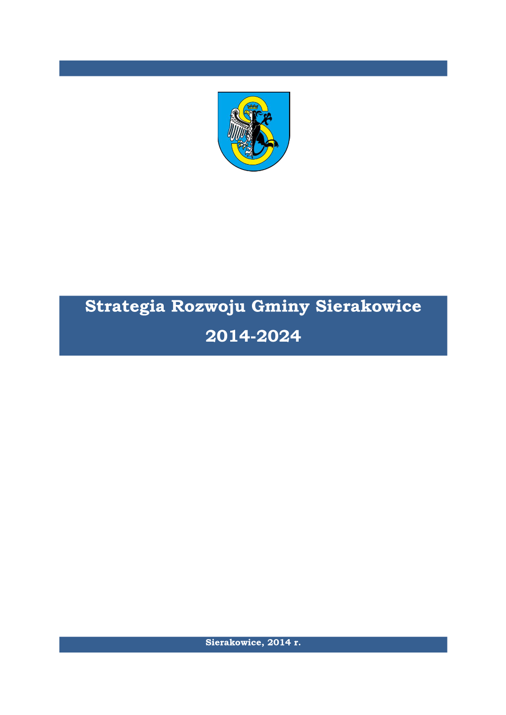 Strategia Rozwoju Gminy Sierakowice 2014-2024