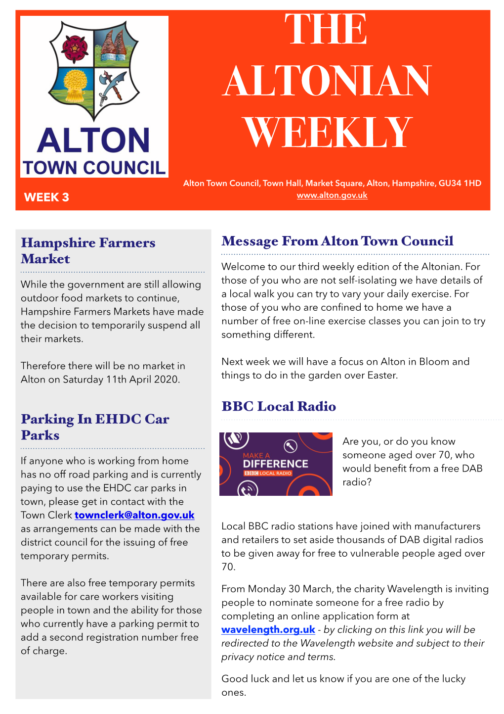 The Altonian Weekly
