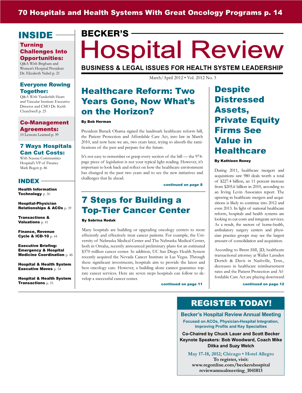 Becker's Hospital Review Annual Meeting