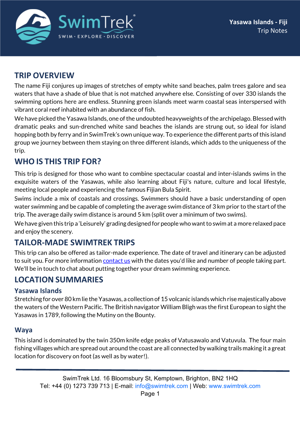 Download Trip Notes