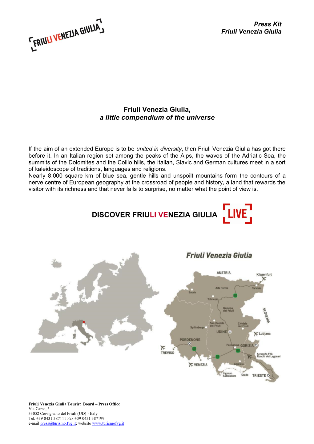 Discover Friuli Venezia Giulia