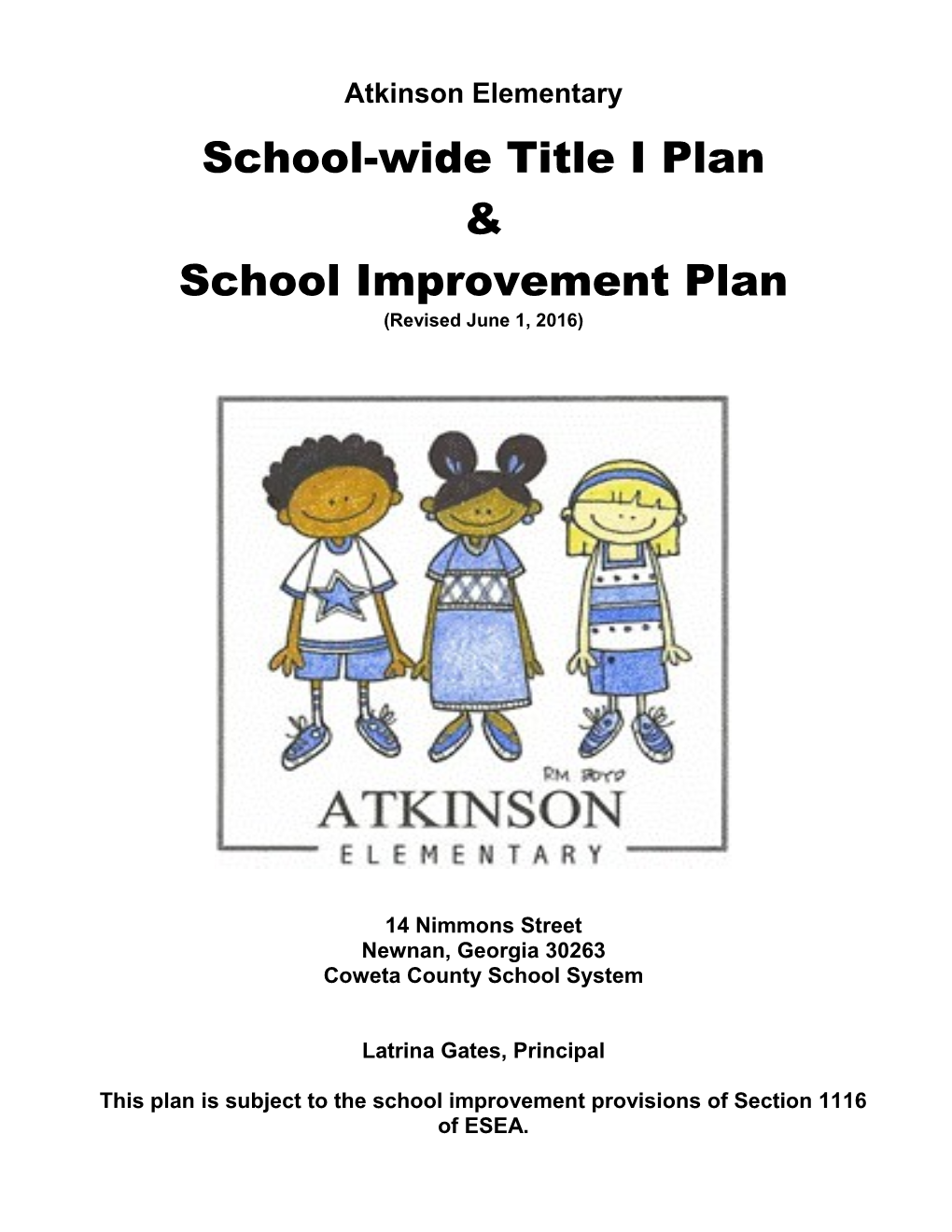 Schoolwide Title I Plan