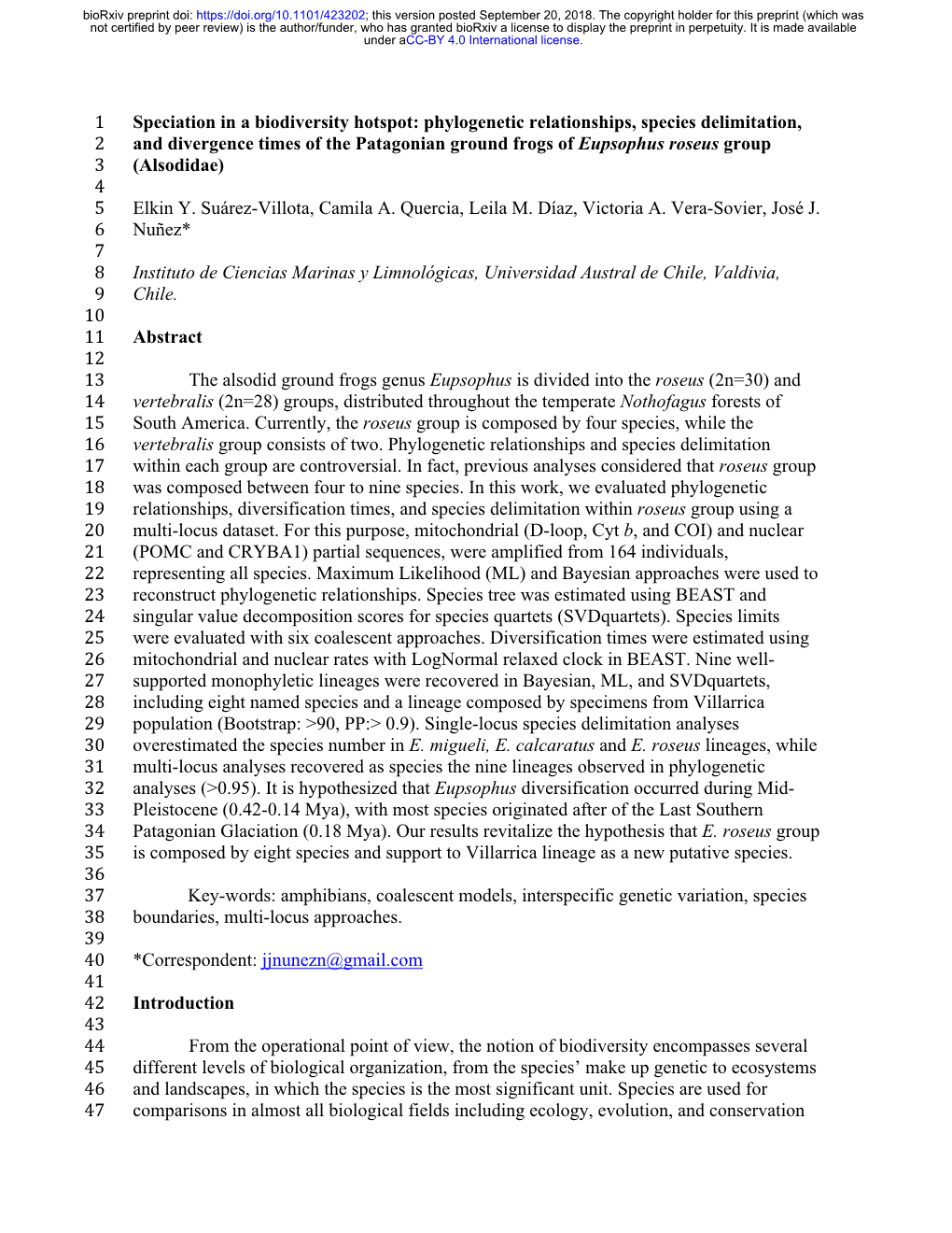 Phylogenetic Relationships, Species Delimitation, And