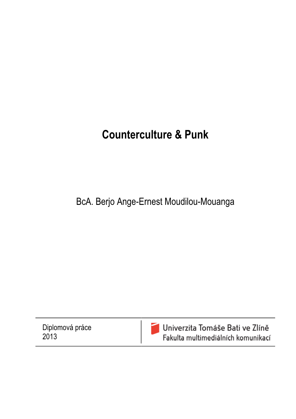 Counterculture & Punk