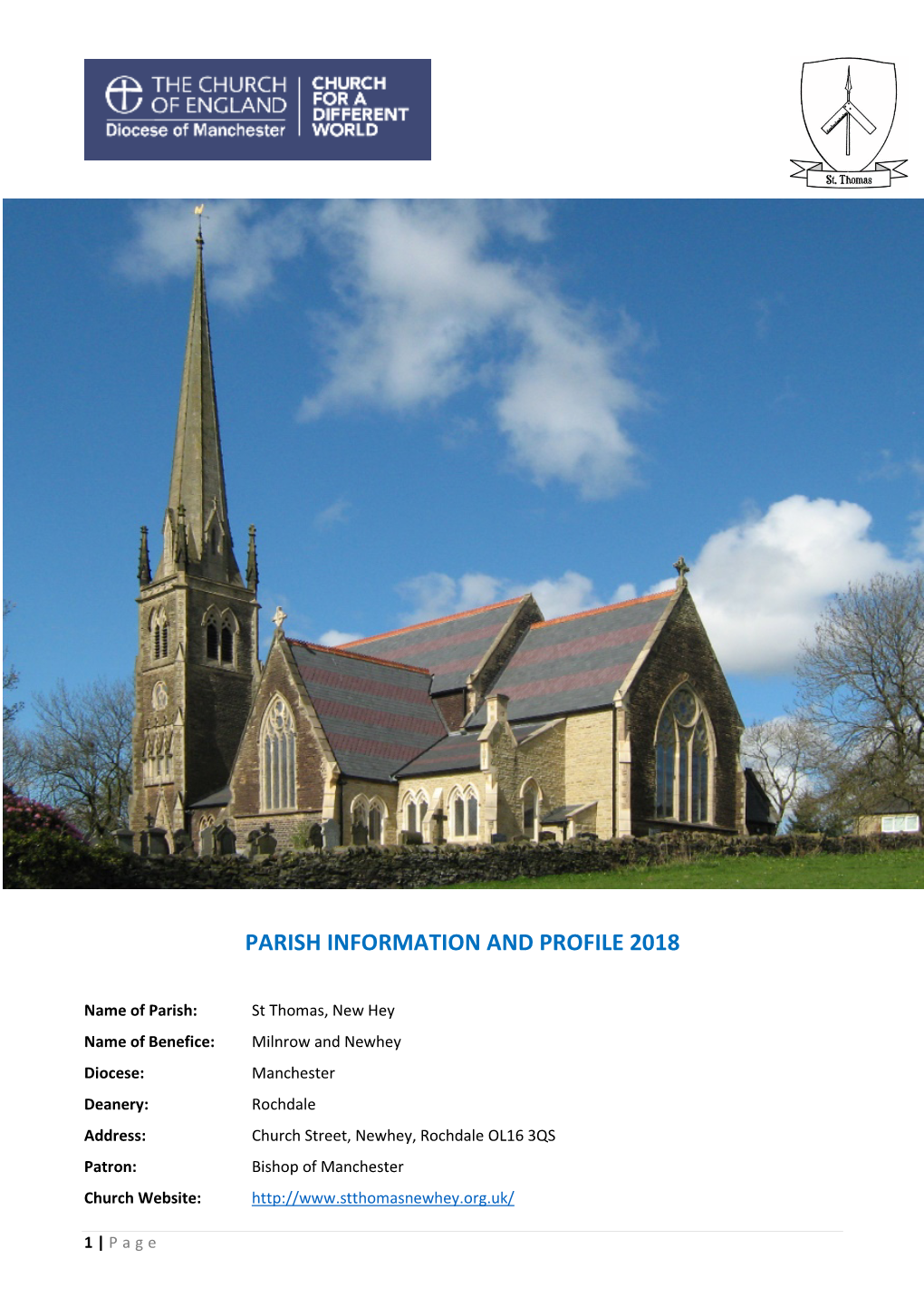 Parish Information and Profile 2018