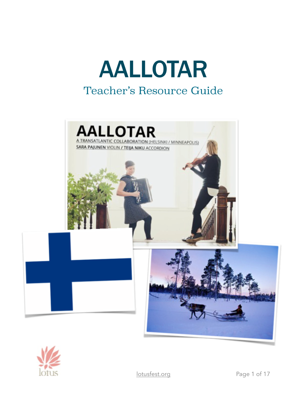 Aallotar Study Guide Lotus15