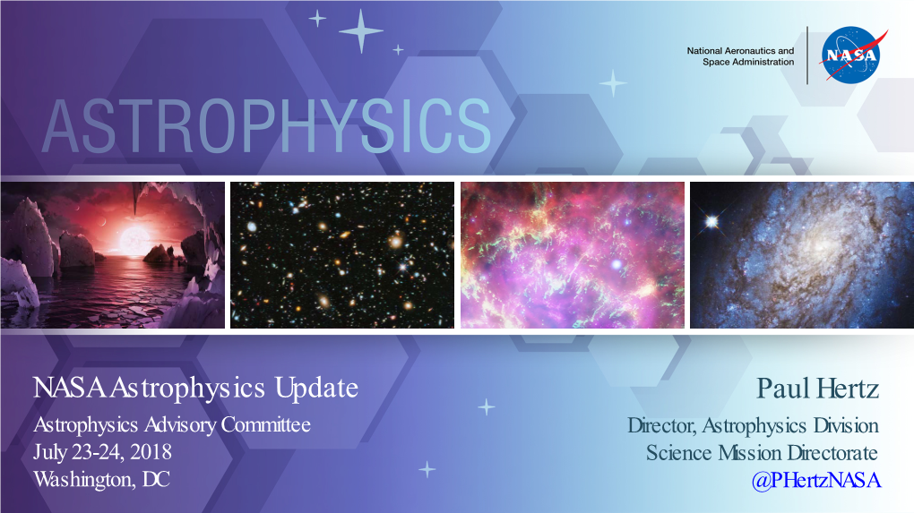 Astrophysics Update