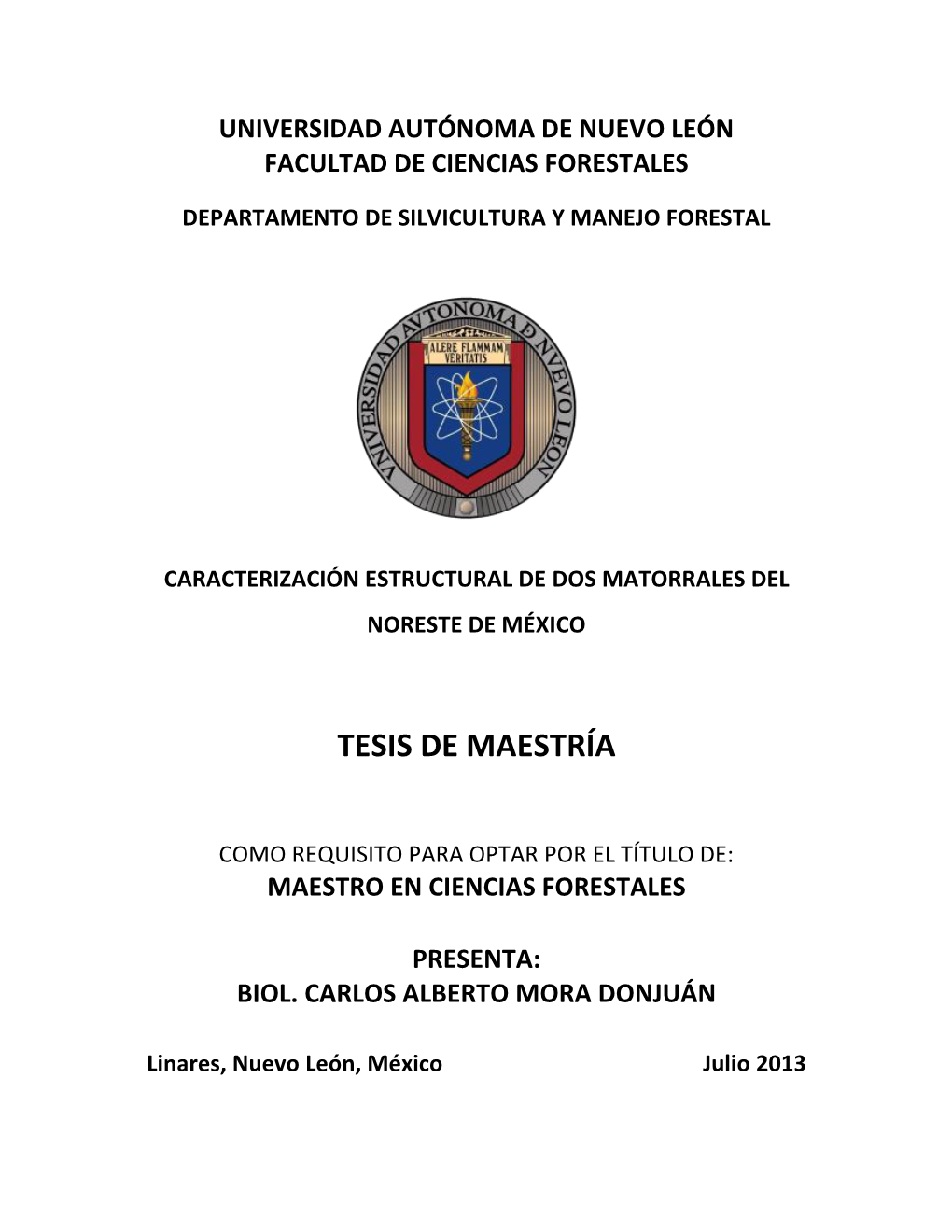 Tesis De Maestría