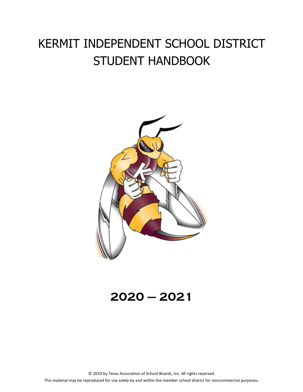 Kermit ISD Student Handbook