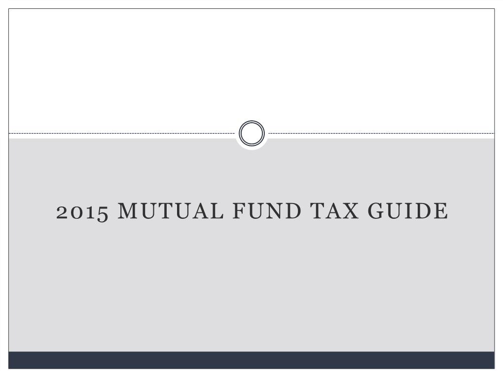2015 Tax Guide