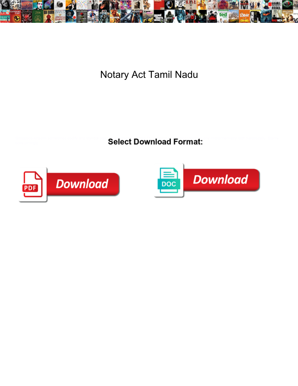 Notary Act Tamil Nadu