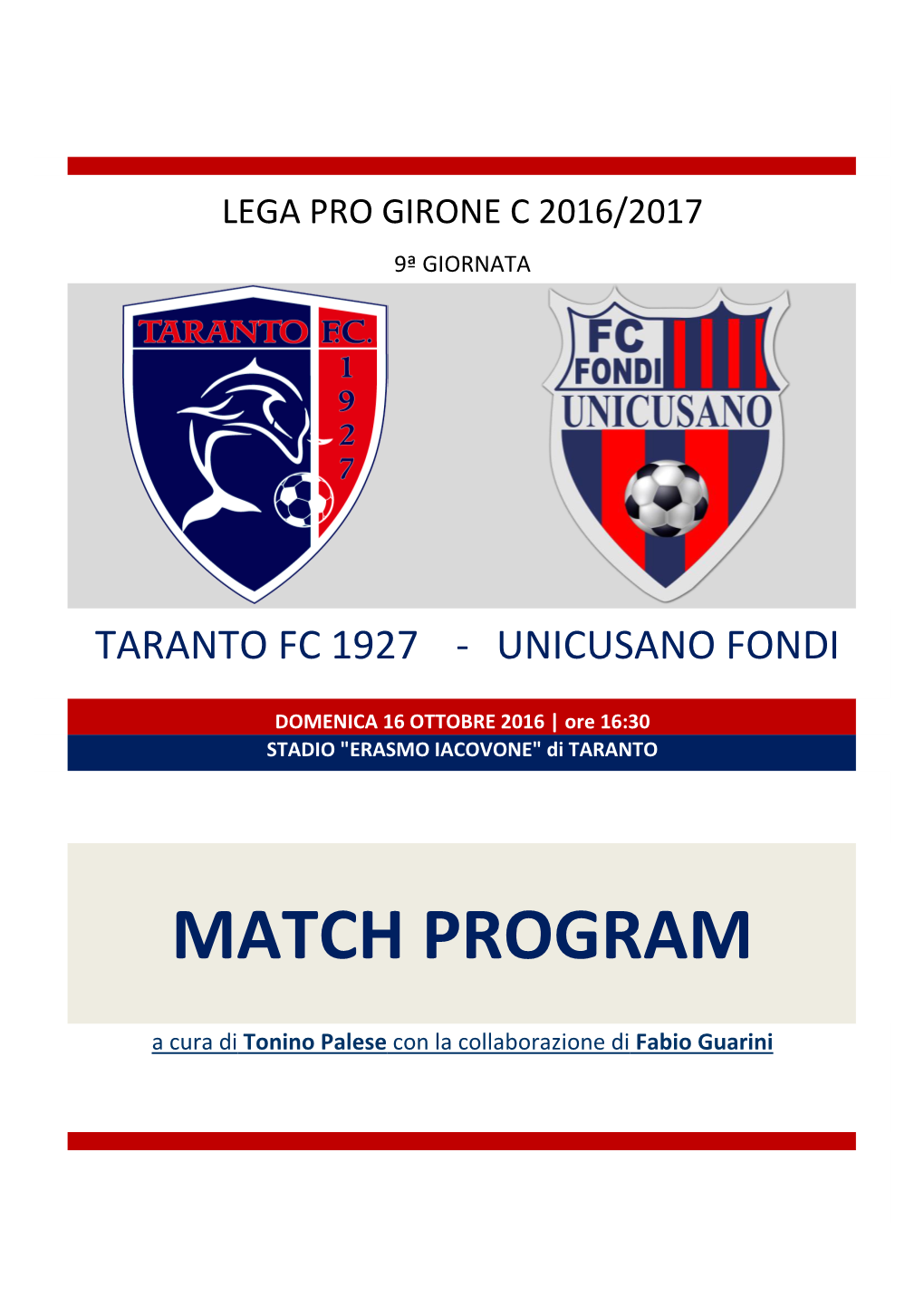 Match Program