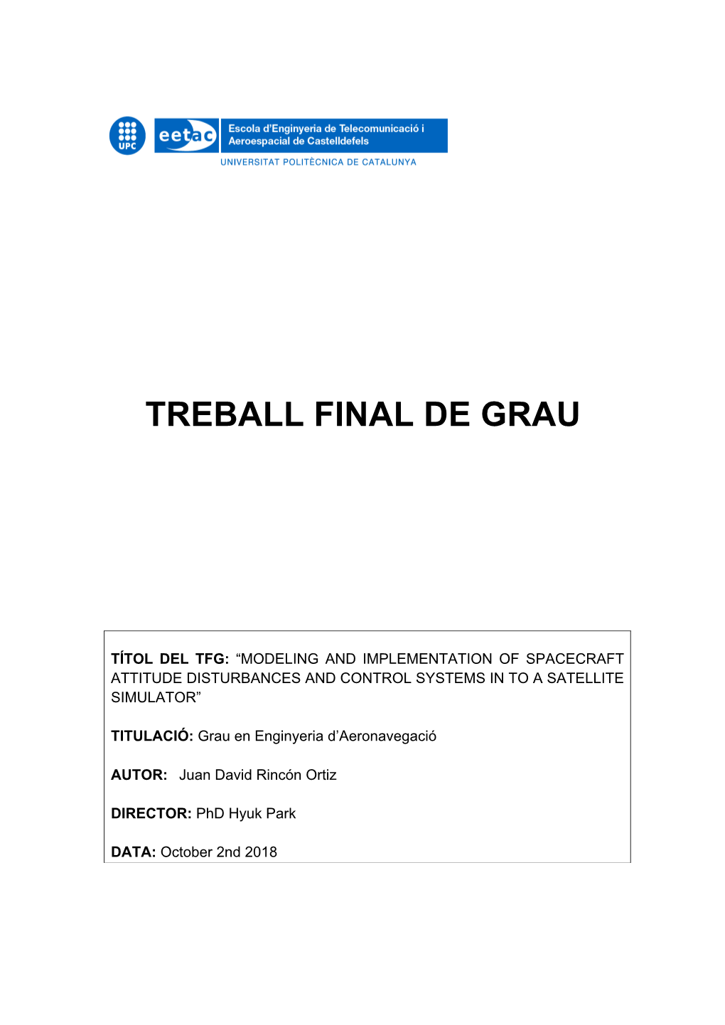 Treball Final De Grau