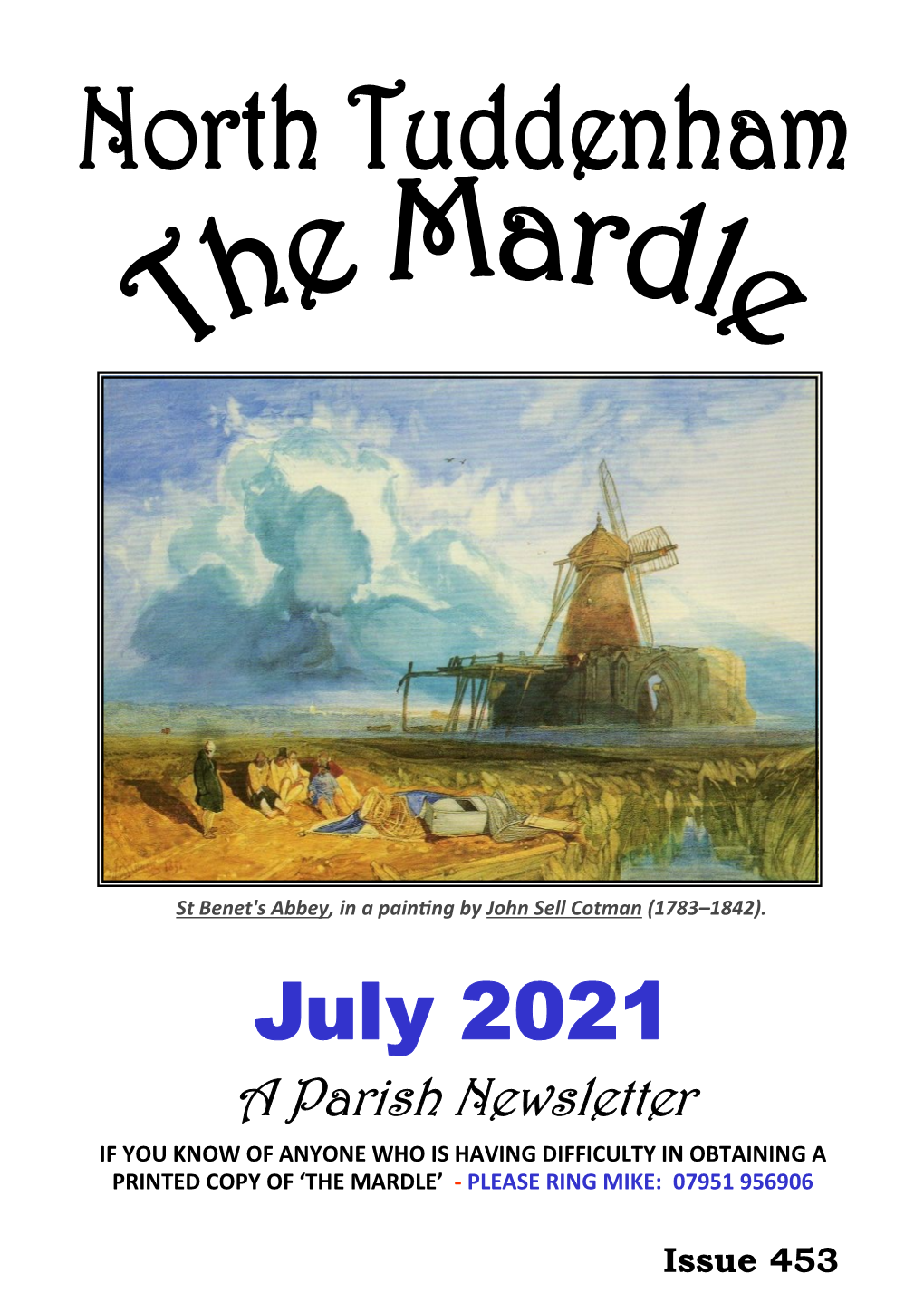 North Tuddenham Mardle for July 2021