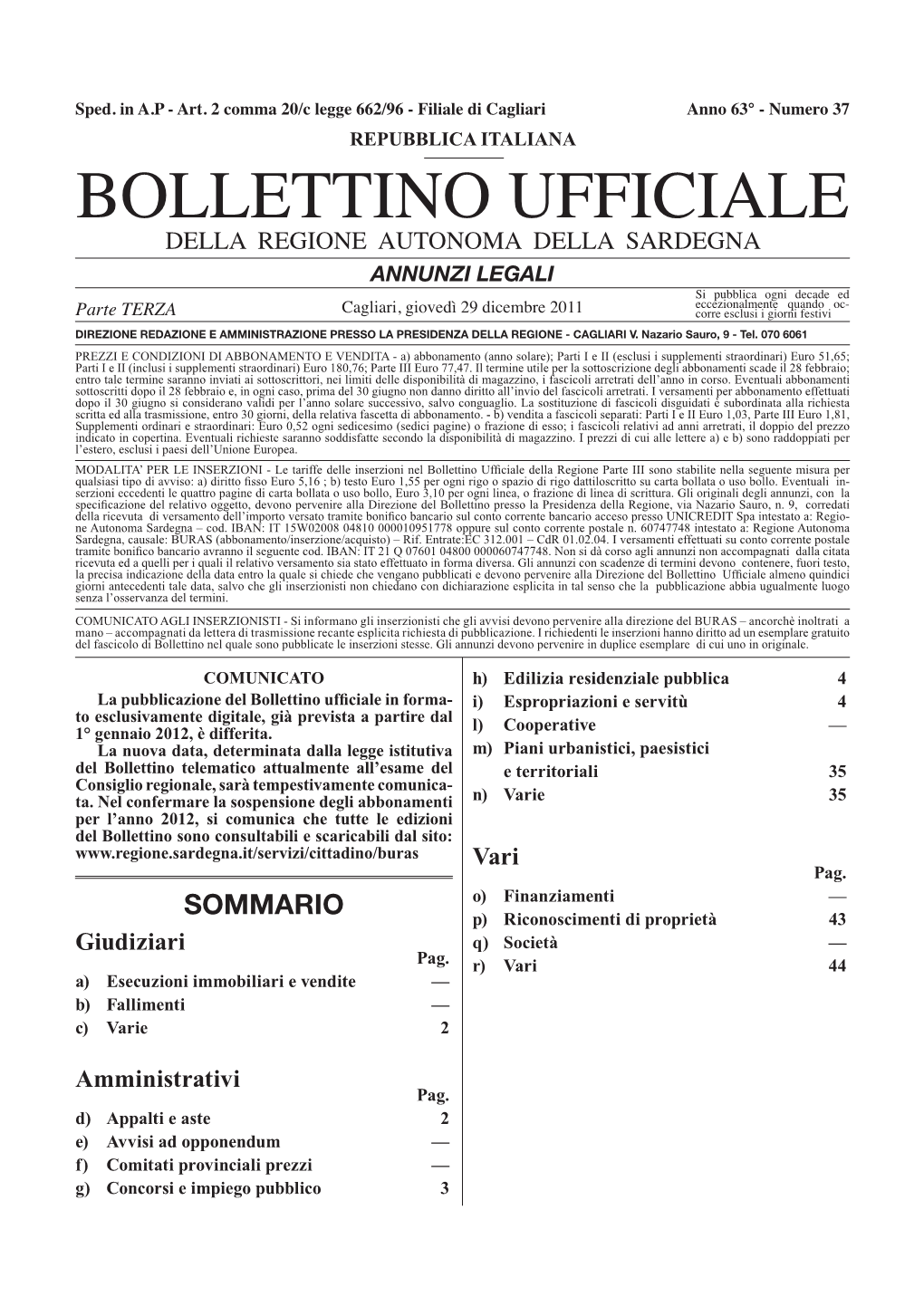 Bollettino Ufficiale