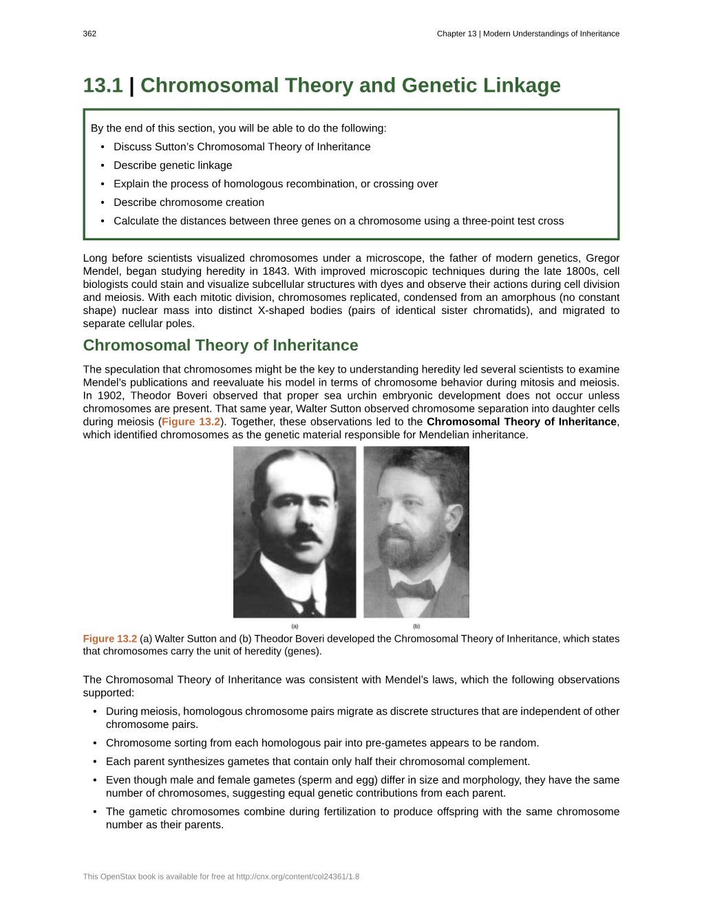 Chromosomal Theory and Genetic Linkage