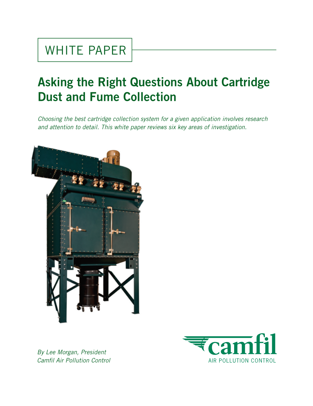 Asking the Right Questions About Cartridge Dust and Fume Collection