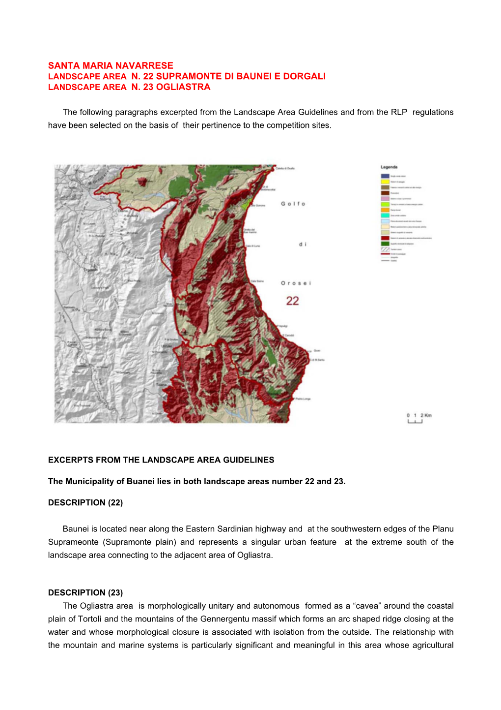 Santa Maria Navarrese Landscape Area N