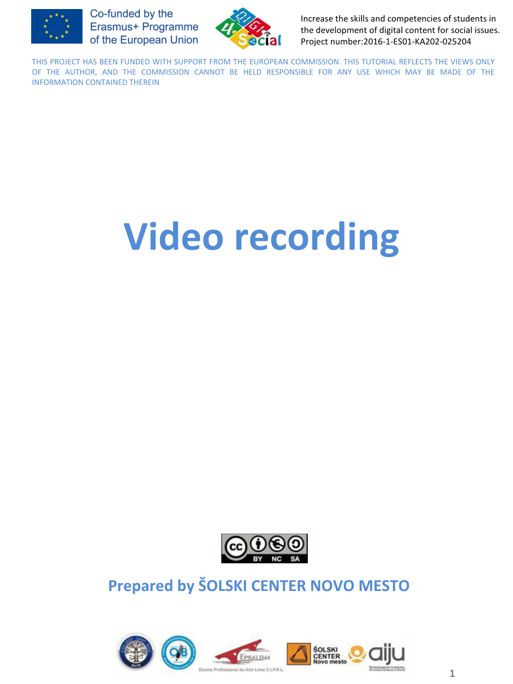 Video ​​Recording