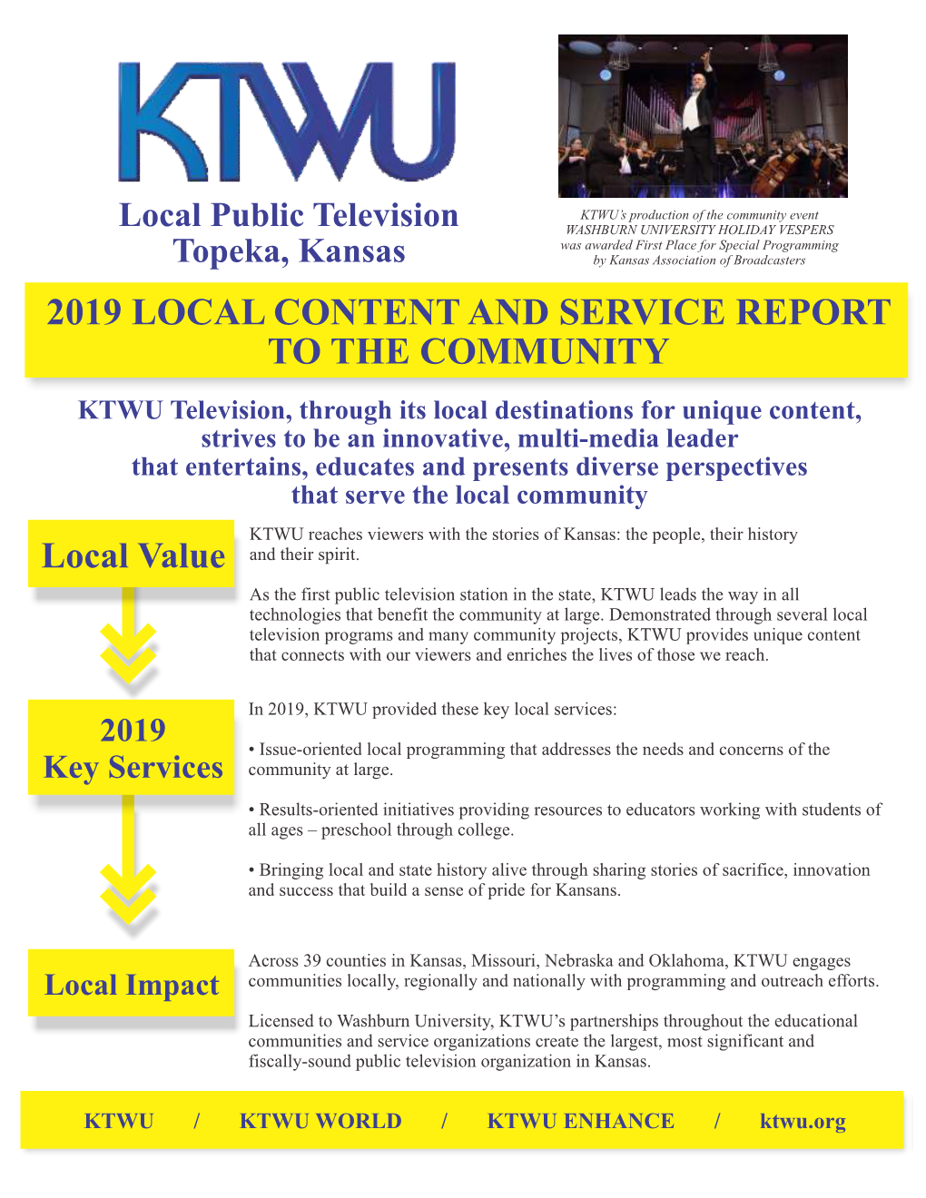 2019 Local Content and Service Report To