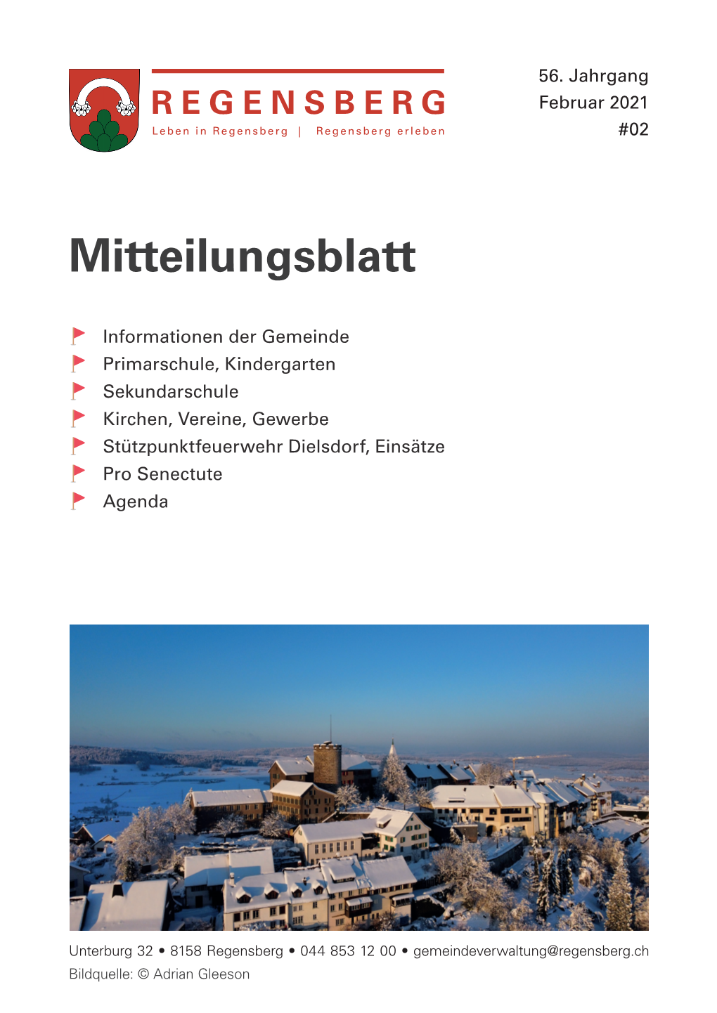 Mitteilungsblatt Februar 2021